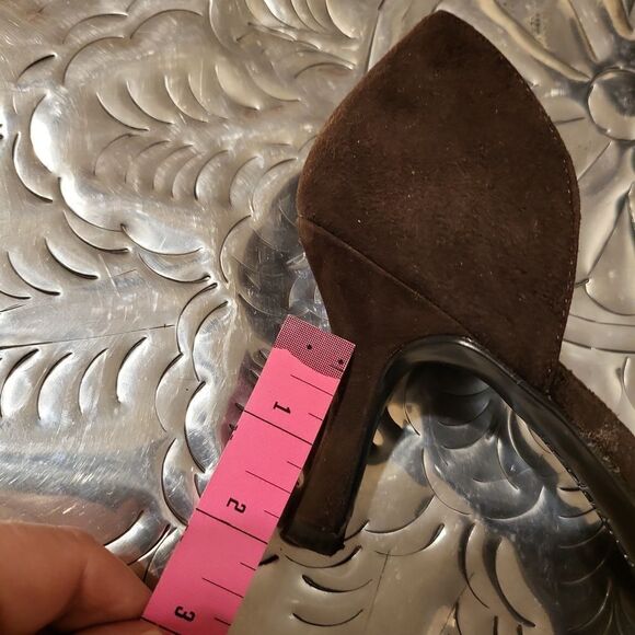 Liz Claiborne espresso/DK.BROWN KIDSUEDE/MILANO SZ.9 - Picture 7 of 7